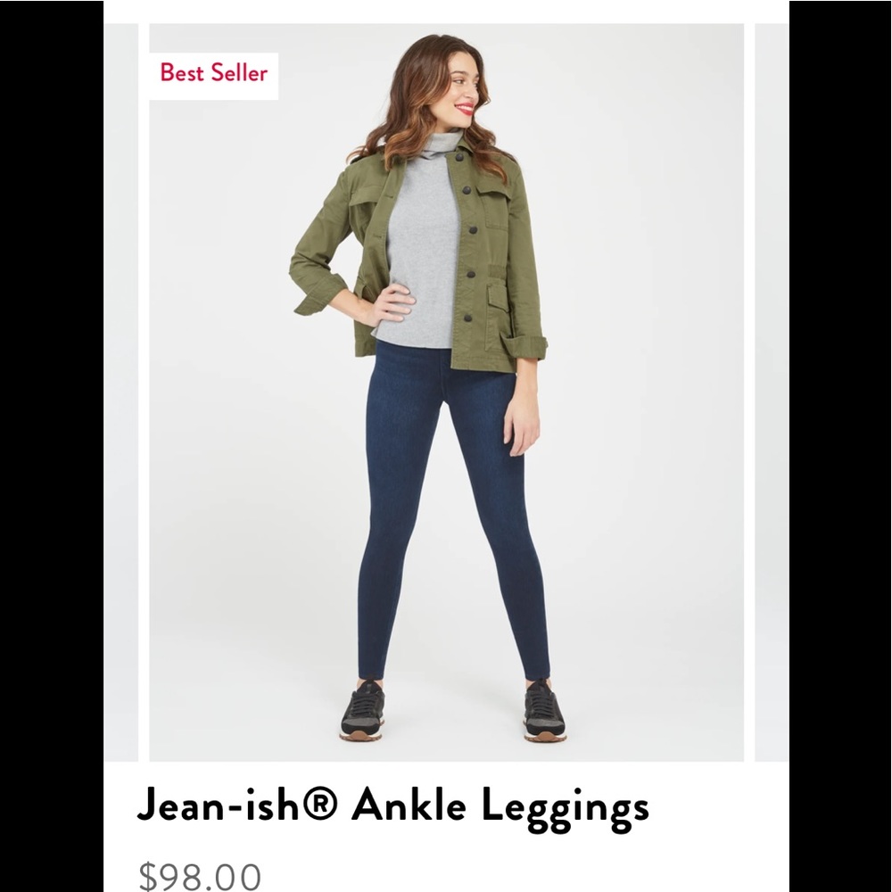 Small Spanx Jeanish leggings - color twilight rinse